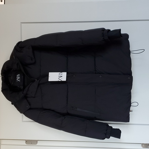 ZARA HOODED QUILTED JACKET - Picture 9 of 12